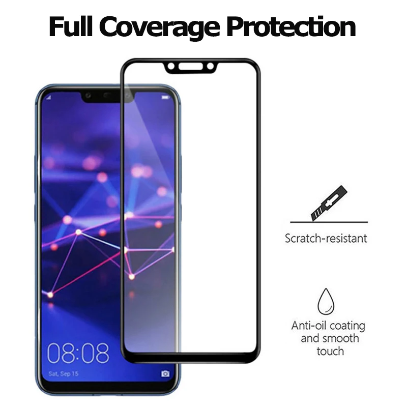 3-в-1 Закаленное стекло для защиты экрана камеры Huawei Mate 20 Lite 20Pro Mate20 on.