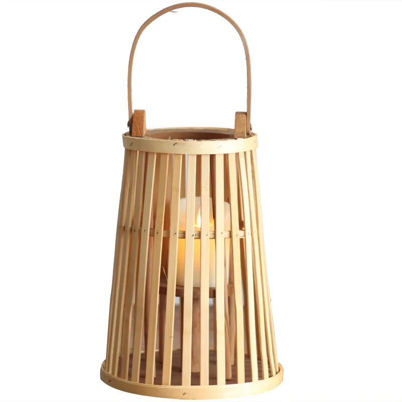 

Creative Modern Candle Holder Table Wood Minimalist Nordic Hollow Garden Lantern Geometric Wedding Bougeoir Home Decor BY50ZT