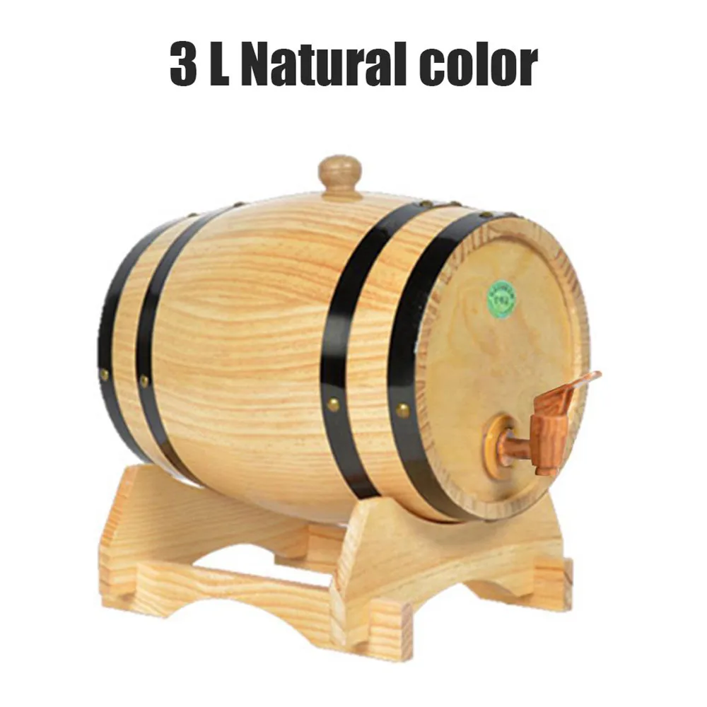 

3L Oak Pine Wine Barrel Storage Special Barrel Storage Bucket Beer Casks For Wine Of Barrel Whiskey And Ron