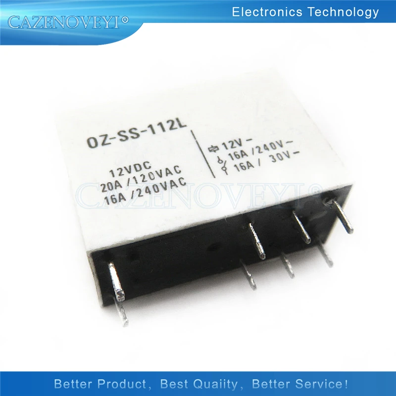 1 шт./лот OZ SS 112L 12VDC реле 12V 112L1 16A в наличии на складе|Интегральные схемы| |
