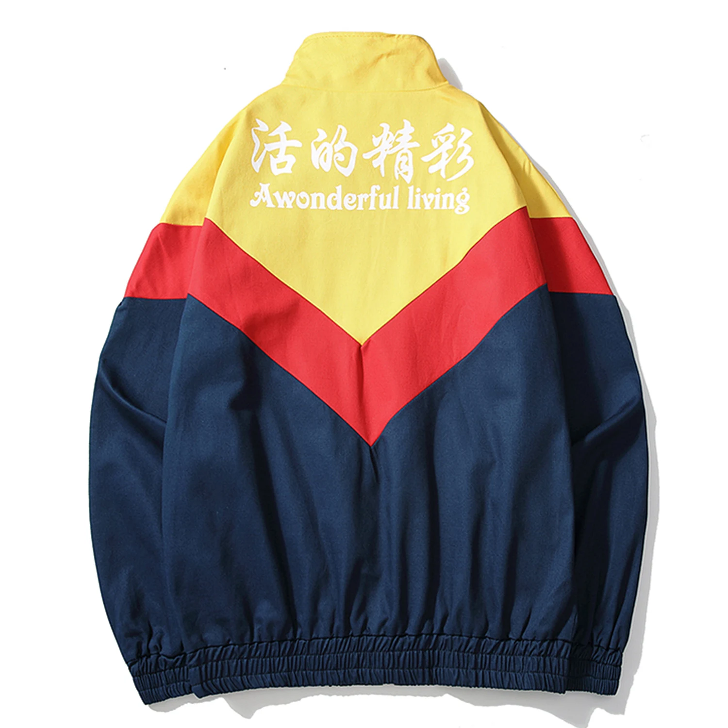 Aelfric Eden Hip Hop Patchwork Men Stand Jacket 2019 Harajuku Fashion Streetwear Tops Casual Cotton Oversized Male Coats Outwear | Мужская