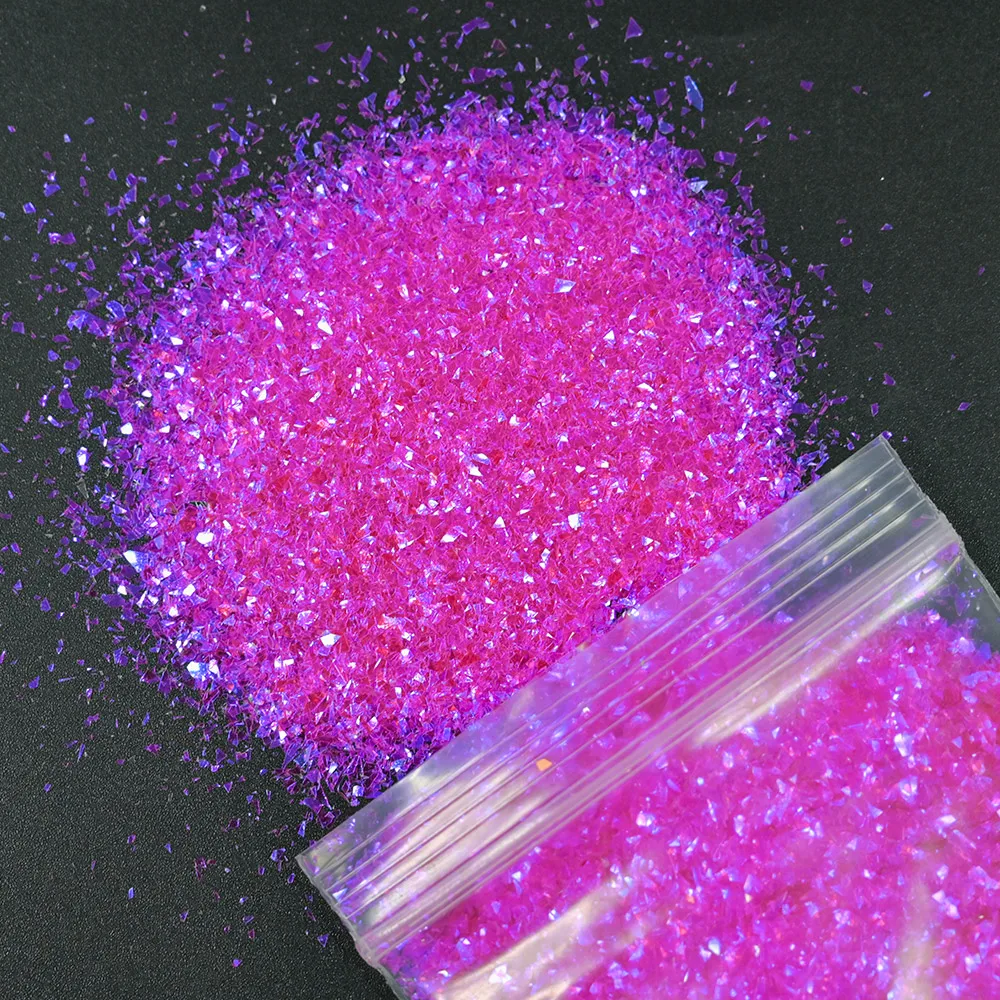 Набор блесток для ногтей Irregular Fluorescent Nail Glitter Flakes Spangles Sparkly Slice 3D Arylic Nails Art Decor Polish Manicure Sequins PD168.