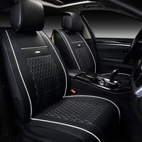 us universal 5 seat car pu leather covers cushion frontrear car seat cover for hyundai accent azera xg300 xg350 creta elantra