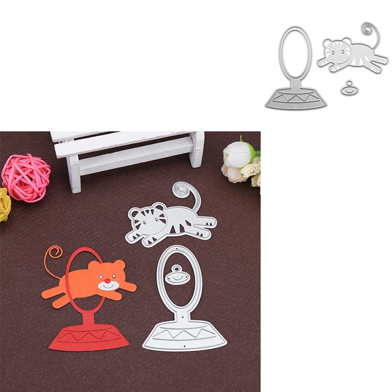 

metal cutting dies mold die cut tiger diy Scrapbook paper craft knife mould blade punch stencils dies 2021 new