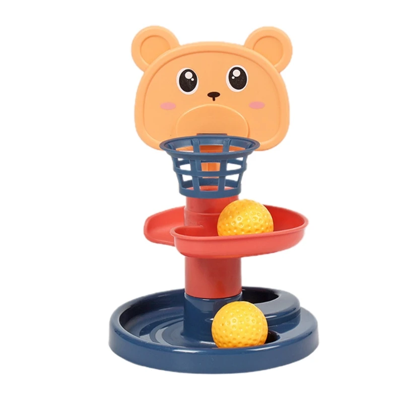 Игрушка Монтессори для штабелирования Интерактивная раздвижная игрушка-мяч с
