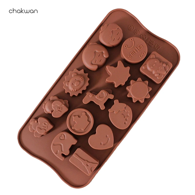 15 силиконовая форма с отверстиями шоколадная ледяная башня троянцы Лев детская