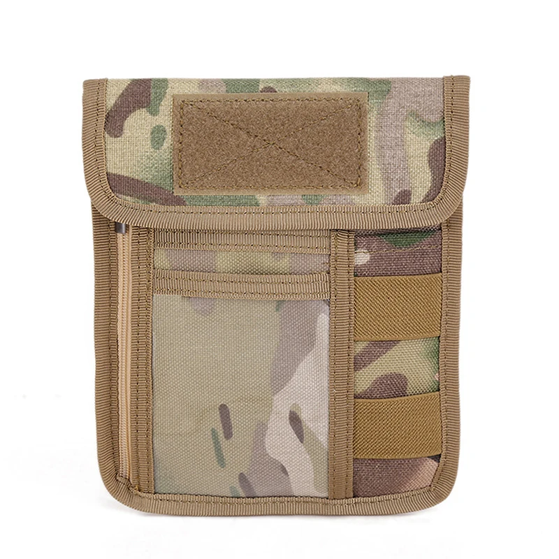 

2023 Tactical Pouch File Folder Organizer Bag Military Nylon Chest Hanging Molle Card Holder In Card ID Holder
