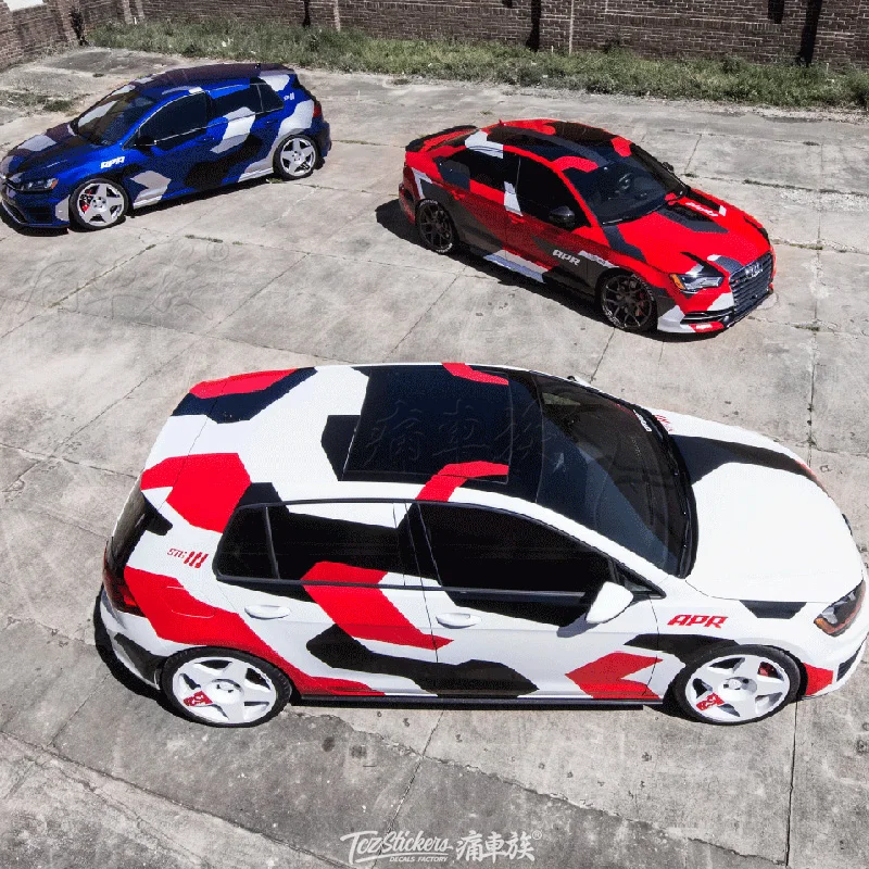 

Автомобильные наклейки для Volkswagen Golf 7 GTI MK7 Golf 8 POLO, внешние модные дизайнерские гоночные наклейки на заказ