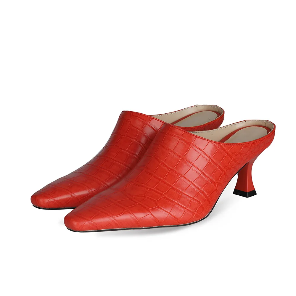 

2021 European and American style summer new fashion mid-heel women's shoes casual simple yellow outer wear sandals