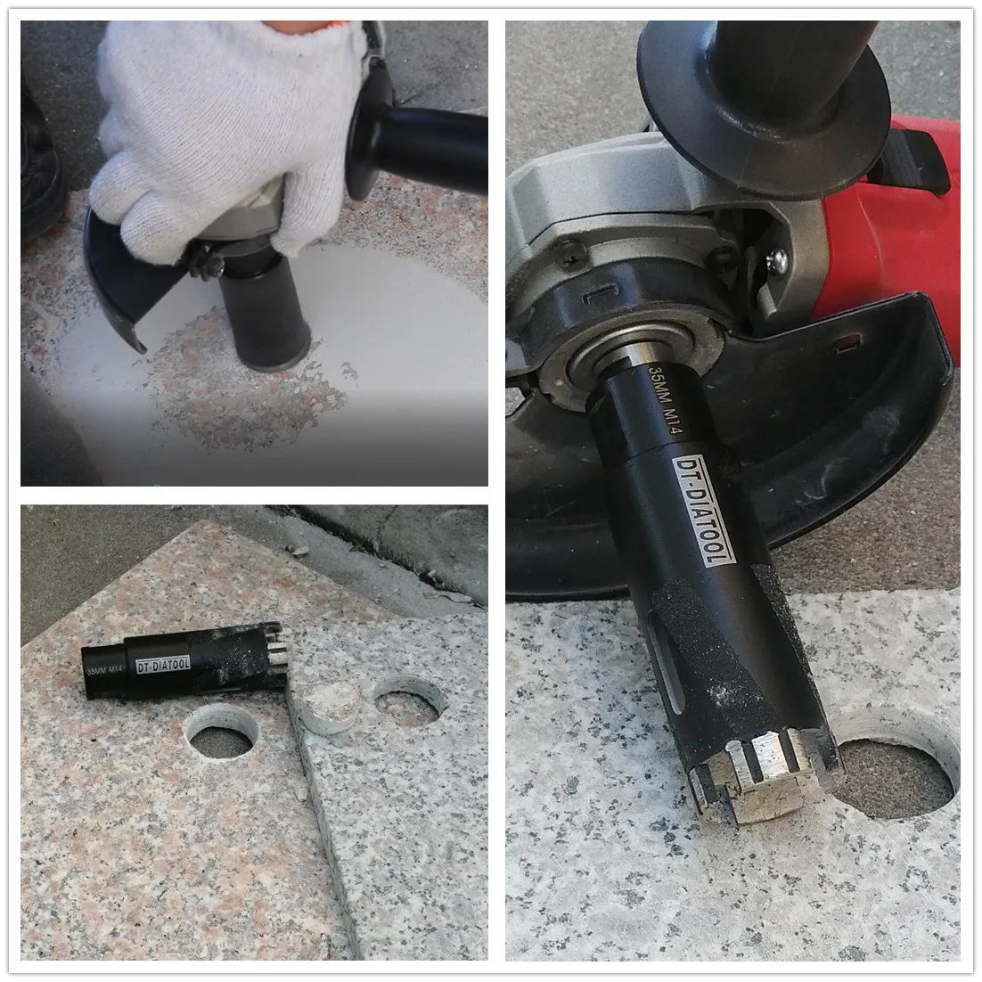 DT-DIATOOL 1 шт. влажные сварные алмазные буровые сердечники сверла для твердого