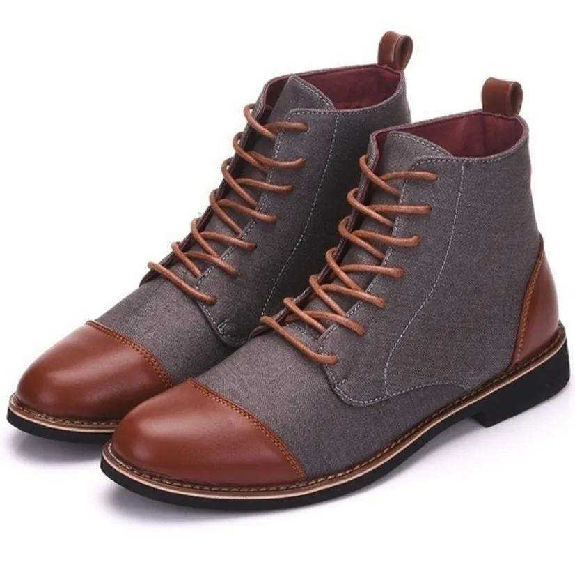 

Men Snow Boots Warm Plush Plus Size Men Boots Pointed Toe Winter Casual Leather Shoes Men Chelsea Boots 2020 Work Boots