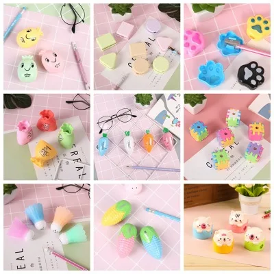 1 шт. Kawaii точилка для карандаша в виде совы, нож, рекламный подарок, канцелярские принадлежности, Студенческая точилка с двойным управлением, мультяшная точилка для карандашей