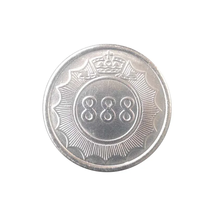 500 шт., аркадные монеты 25*1,85 мм из нержавеющей стали, пентаграмма Crownp или 888 токенов вместо валюты для приемника монет от AliExpress WW