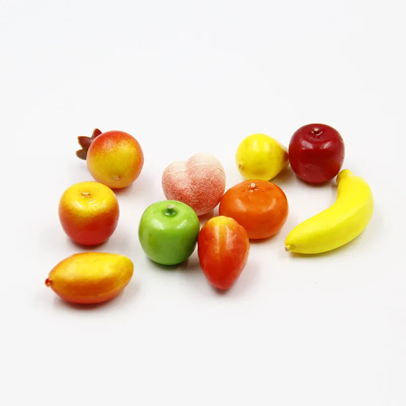 

25pcs Simulated Fruit Foamy Berry Mini Apple Peach Pumpkin Halloween Wedding Child Gift DIY Handmade Home Props Toys Decoration