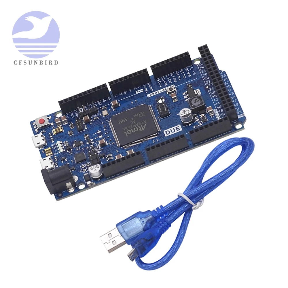 Плата Due R3 ATMEGA16U2 ATSAM3X8E ARM основная плата управления с USB-кабелем для arduino |