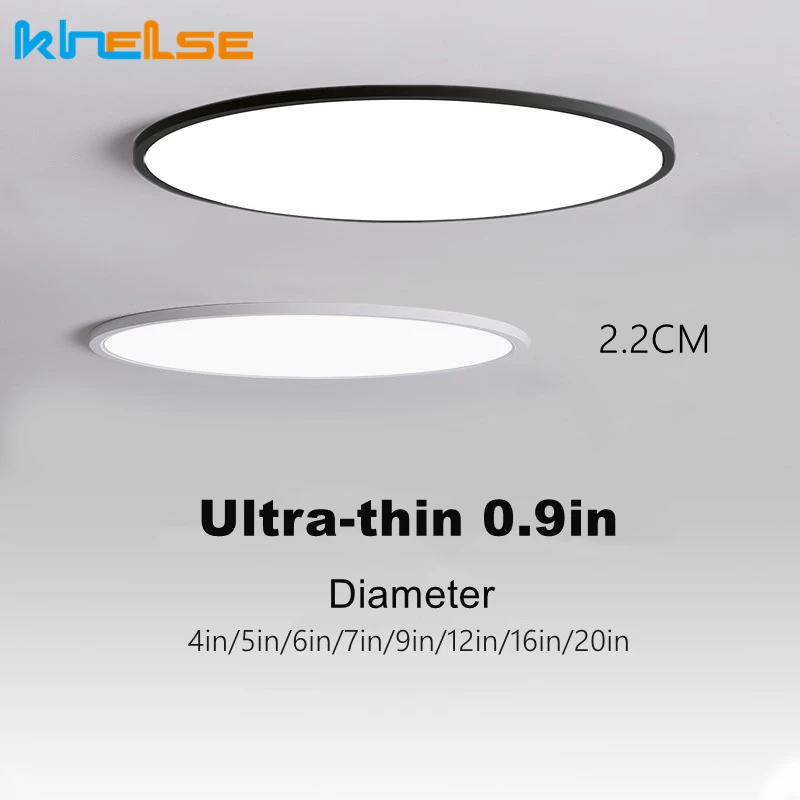 

Modern Ultra-thin LED Ceiling Light 20in Large Living Room Bedroom High-brightness Round Ceiling Lamp 6W 9W 13W 24W 28W 38W 48W