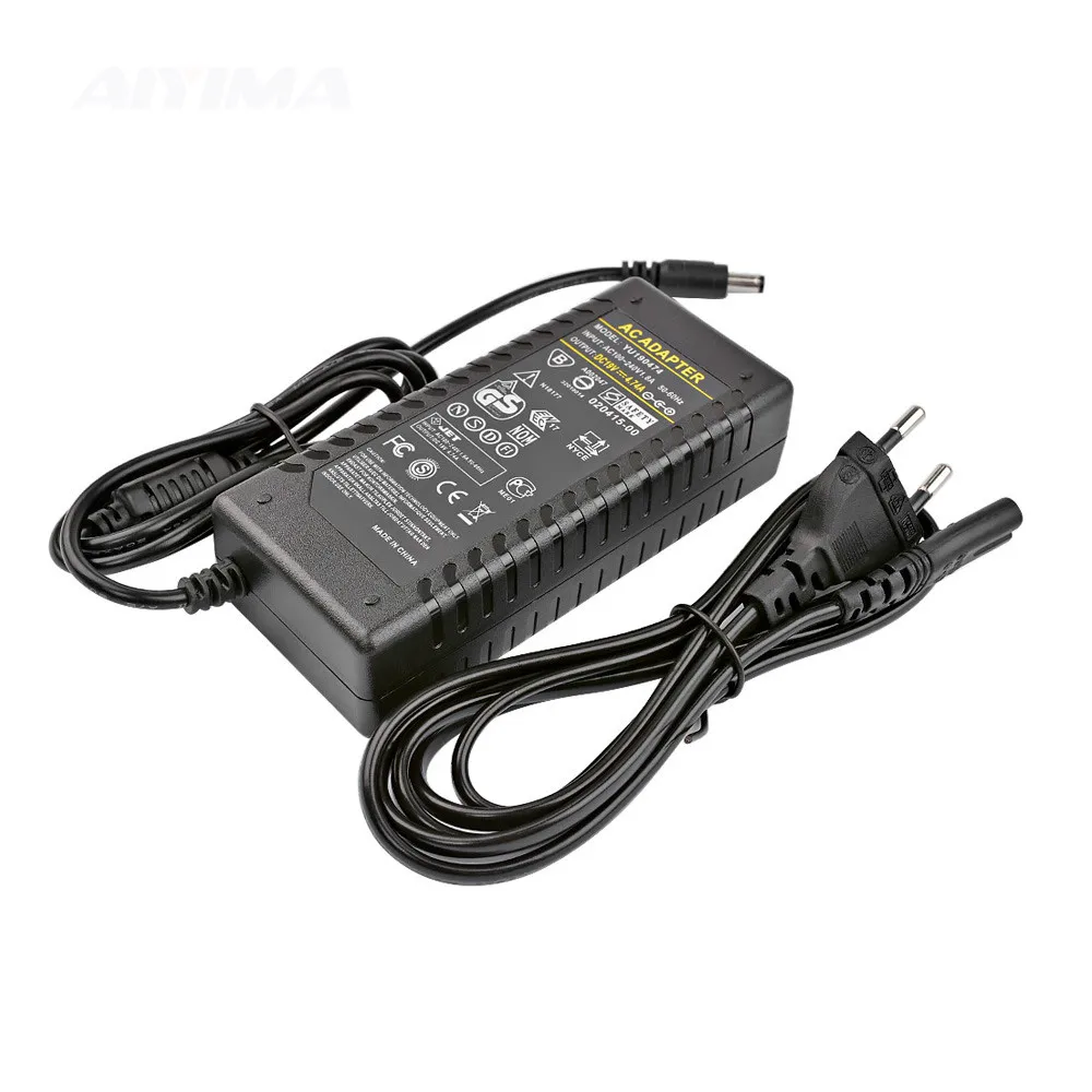 

AIYIMA 19V 4.7A Audio Amplifier Power Adapter AC100-240V To DC19V Power Supply DIY For TPA3116 Digital Power AMP EU US UK Plug