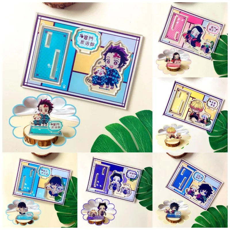

Hot Anime Demon Slayer: Kimetsu No Yaiba Acrylic Stand Sign Nezuko Zenitsu Figure Display Decoration Action Figure Plate Gift