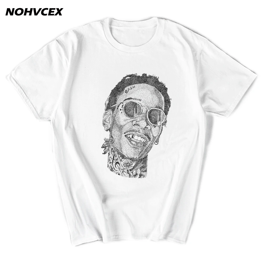 

Новая хлопковая Футболка Wiz Khalifa с принтом и круглым вырезом