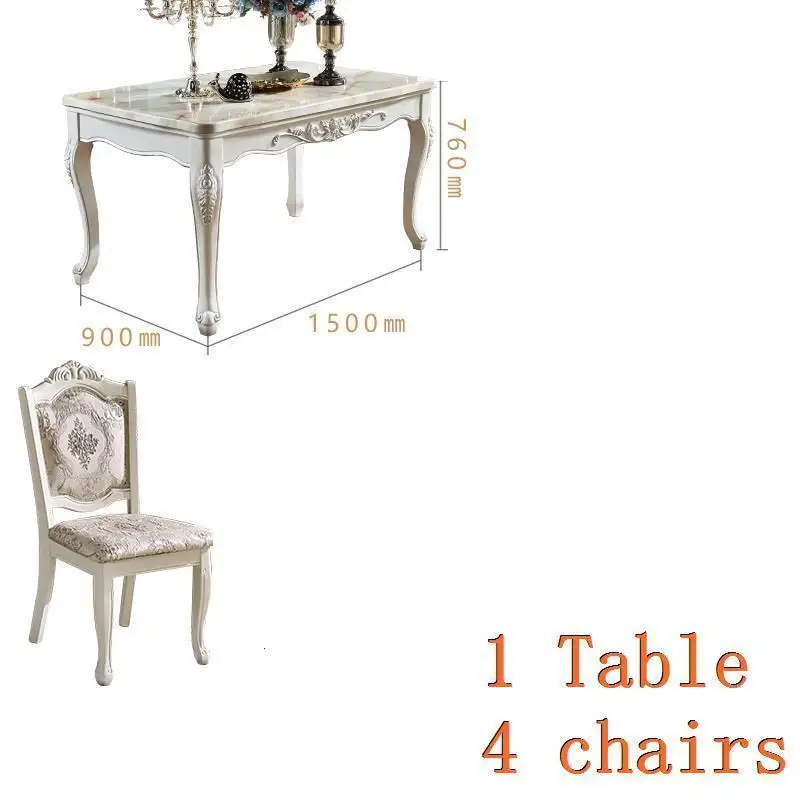Masa Sandalye Sala De Jantar Esstisch Tafel Redonda Eettafel Tisch обеденный набор европейский стол