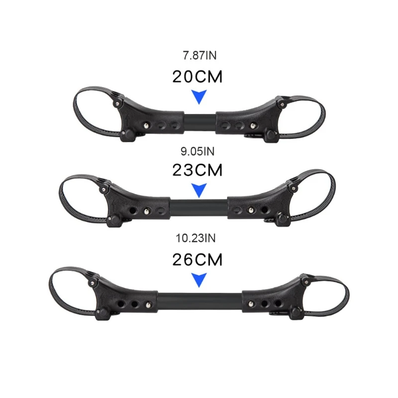 3Pcs Twin Baby Stroller Connector Universal Joints Triplets Quadruplets Infant Cart Secure Straps Adjustable Linker Hook