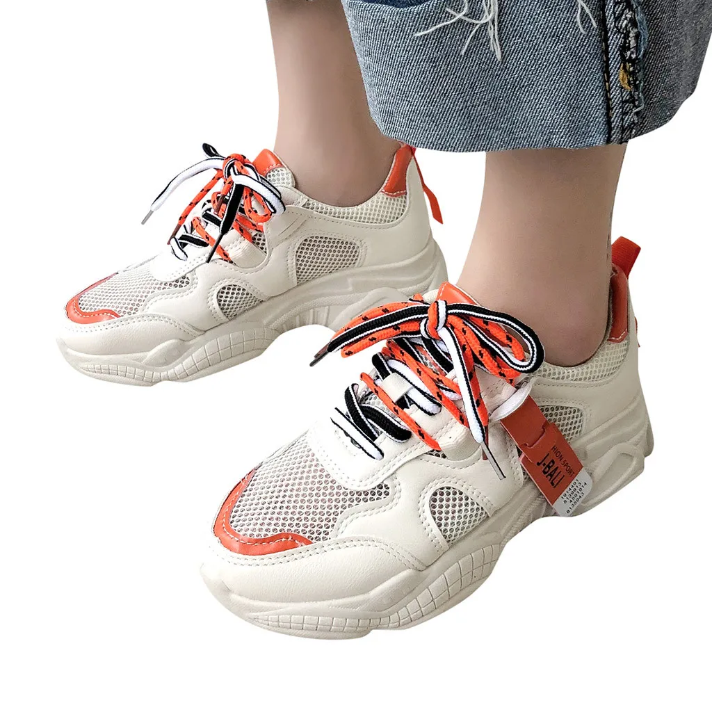 SAGACE/Новые сетчатые кроссовки повседневная обувь в стиле Харадзюку женская