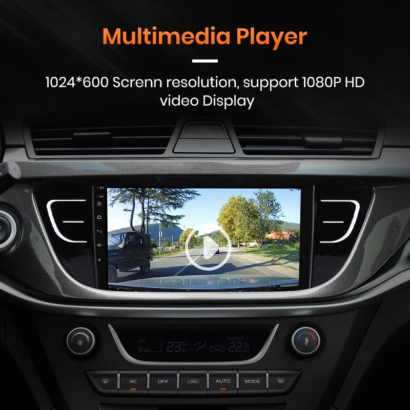 Автомагнитола AWESAFE PX9 для Geely NL-3 2016-2020 мультимедийный видеоплеер с GPS 2din Android 10 0 2 ГБ
