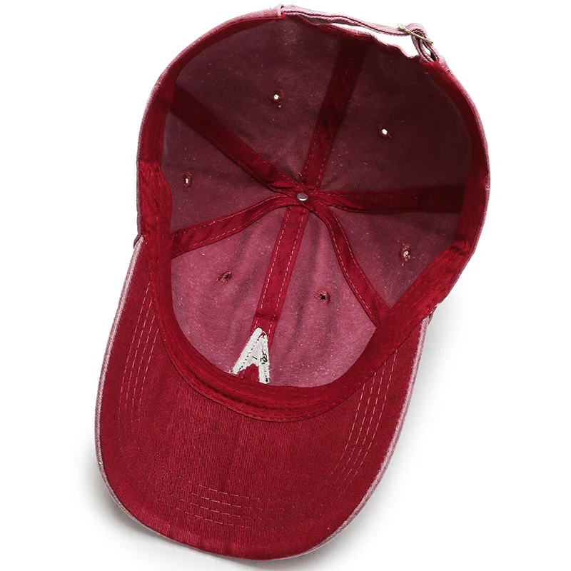 Новая мужская бейсбольная Кепка из промытого хлопка винтажная Snapback для женщин и