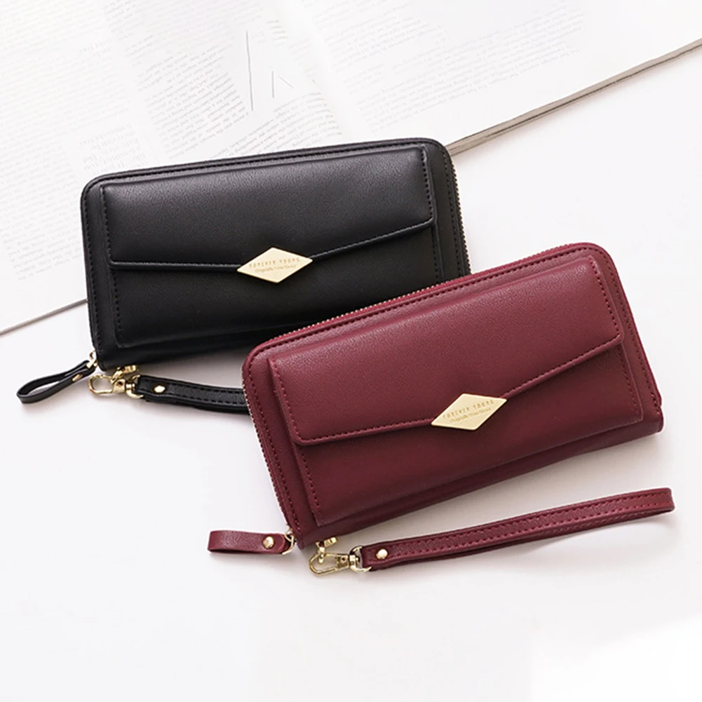 Женский кошелек Длинный для денег несколько отделений карт Большая