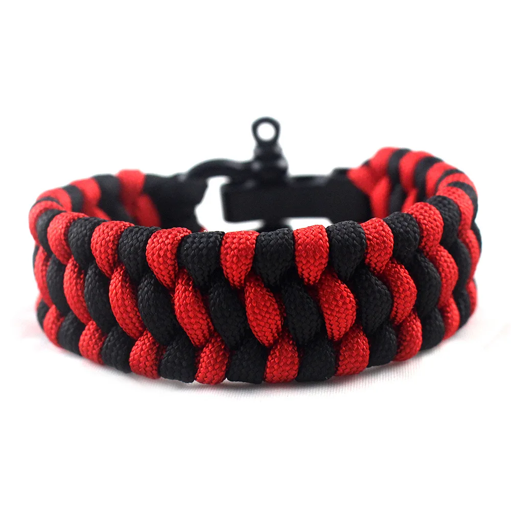 Многофункциональный браслет для выживания на открытом воздухе 23 см