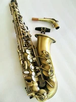 high quality new alto saxophone ef antique copper simulation saxophone complete accessories alto sax mouthpiece and case