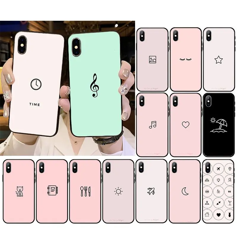 Чехол для телефона креативный значок Роскошный Уникальный Дизайн чехол iPhone 11 pro XS