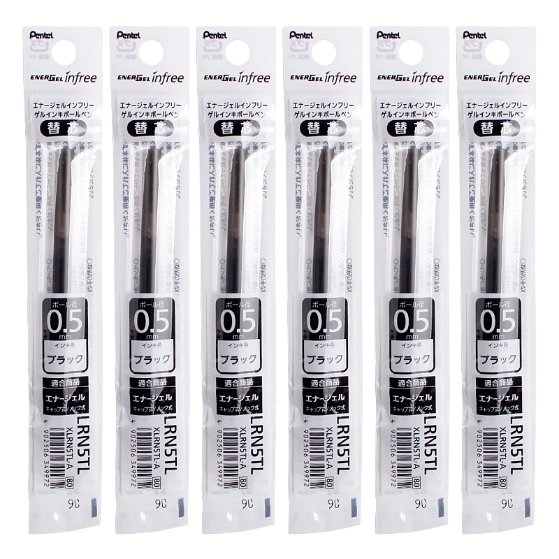 1 шт. Япония Pentel BLN75TL Energel свободной гелевая ручка 0 5 мм прозрачный выдвижной
