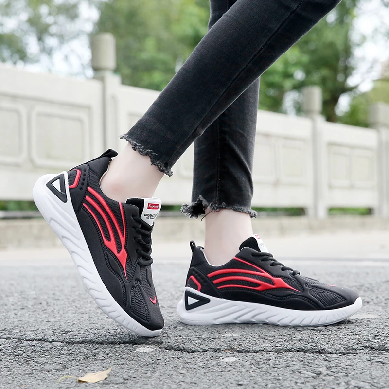 Женская обувь Новинка Повседневная Дышащие летние и зимние кроссовки из