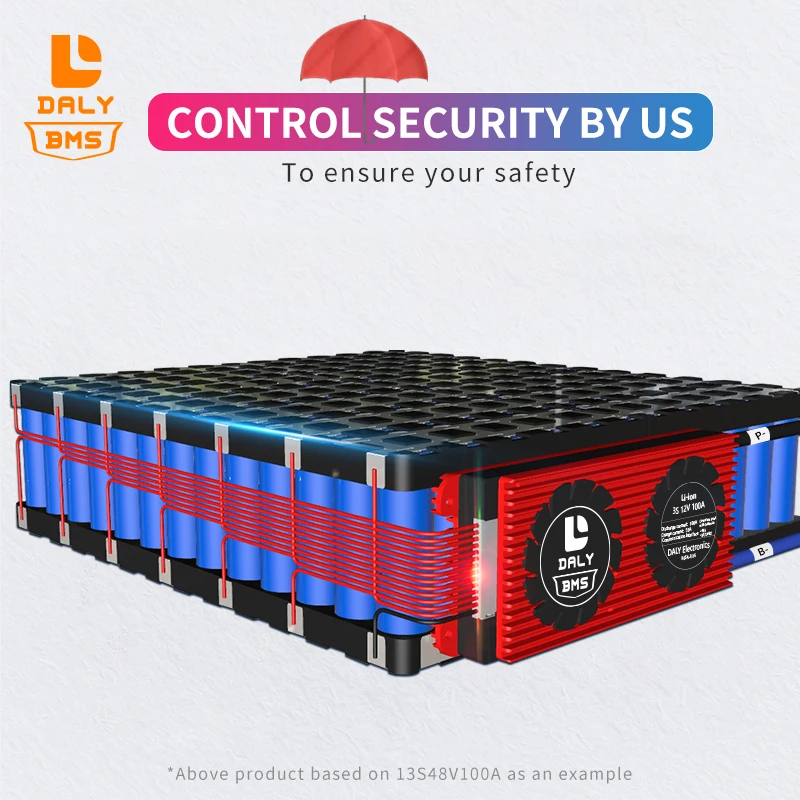 082 18650 15С LiFePO4 3.V bms 48v 80A 100A 120A 150A 200A BMS Lifepo4 батарея Защищенный Литий панели солнечных