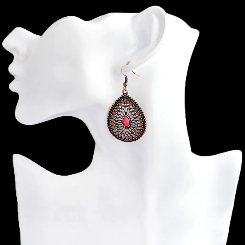 Этнические серьги 2018 для женщин Винтажные висячие богемные | Украшения и