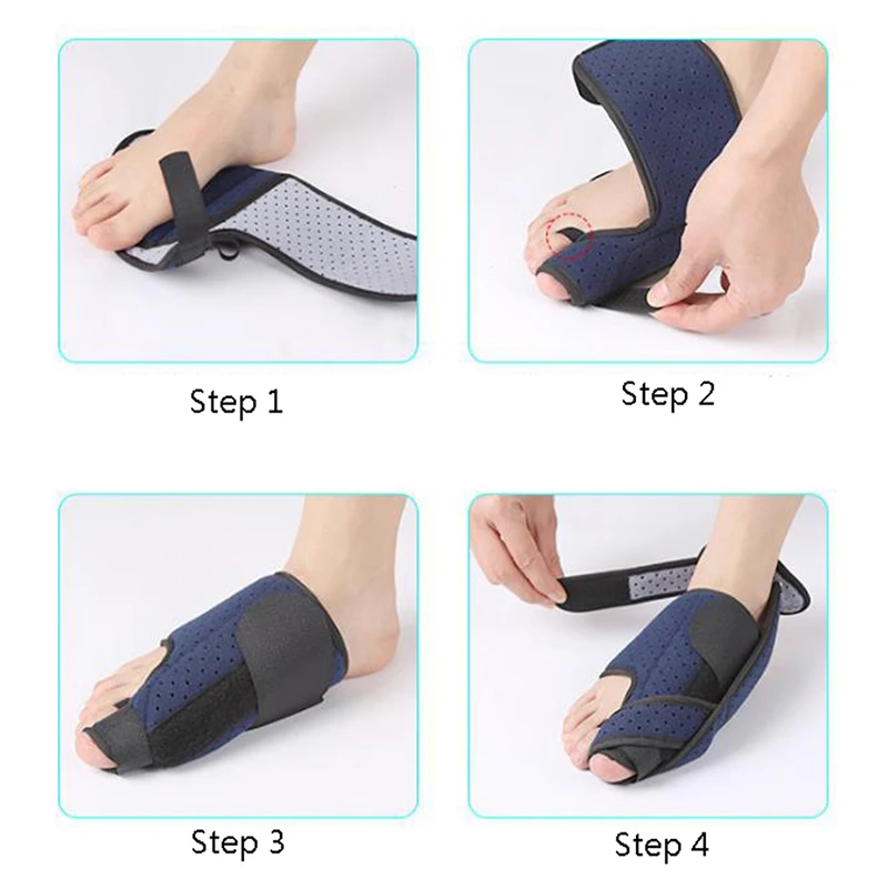 

1Pc Bunion Corrector Big Toe Separator Splint Correction System Valgus Orthotics