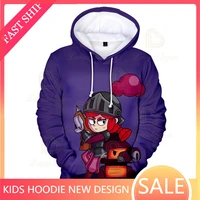 browlers piper and star3d hoodie 2021 new design kids tops girls boys clothes harajuku sweatshirt shark max children sudaderas
