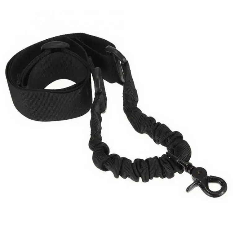 

CS Force Military Outdoor Canvas Single Point Adjustable Bungee Rifle Gun Sling Airsoft Paintball 1 Point Gun Strap Hunt