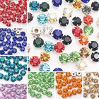 50 шт.-100 шт., стразы с четырьмя зажимами, 3-8 мм