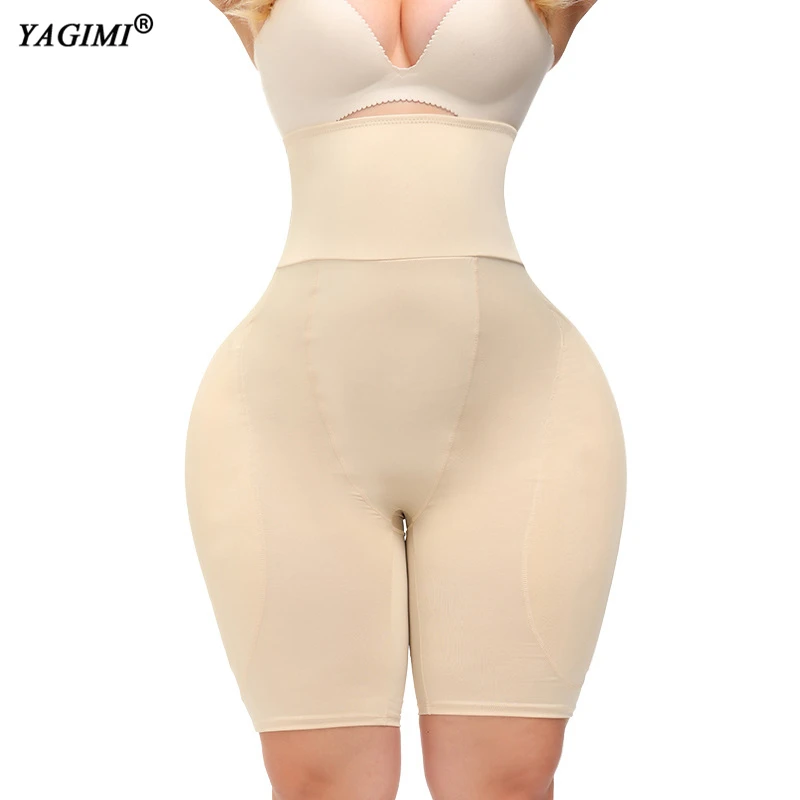 

Накладки на бедра FAKUNTN, Корректирующее белье с высокой талией, утягивающее белье для тела, живота, поддельные подтяжки ягодиц, утягивающее б...