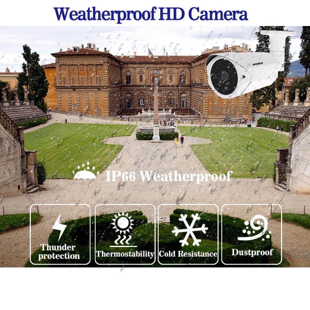 H.265 5MP 16CH AHD DVR Kit Onvif 16Pcs 5.0MP CCTV System аналоговая камера для безопасности Full HD In/outdoor Video