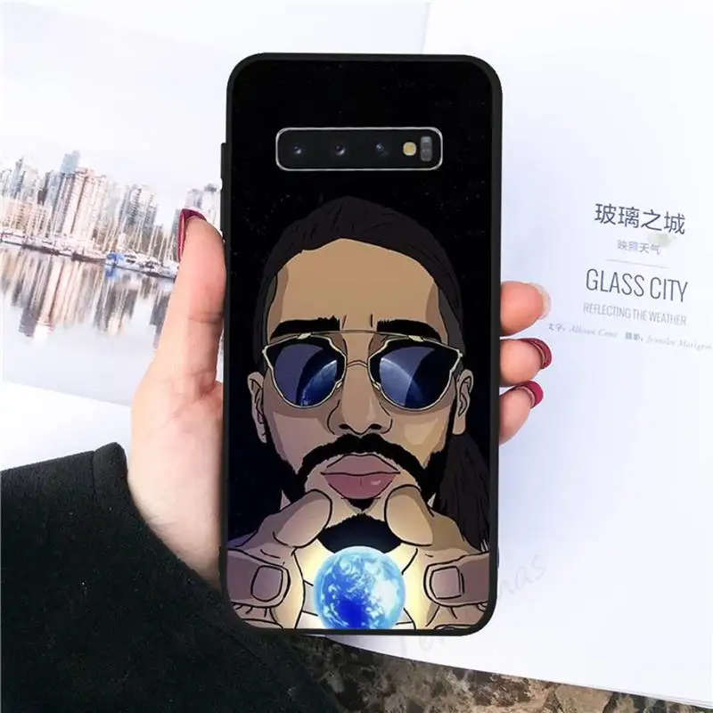 

PNL QLF Rapper singer Phone Case For Samsung galaxy S 8 9 10 20 21 30 A 30 50 51 70 note 10 plus Ultra 5g