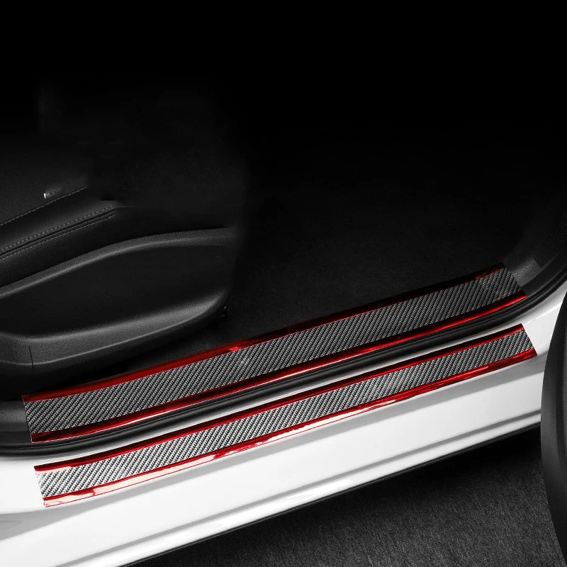 3D двери автомобиля Наклейка для порога протектор Защита края SsangYong Daihatsu Lada Tesla