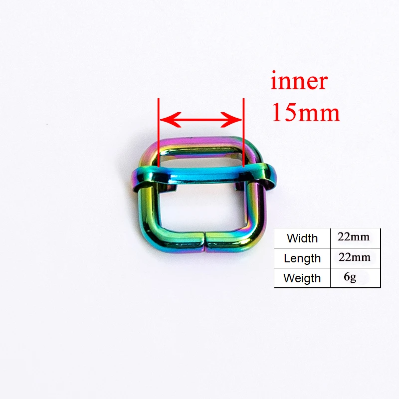 Металлические несварные роликовые булавки 15 мм регулирующие пряжки для рюкзаков