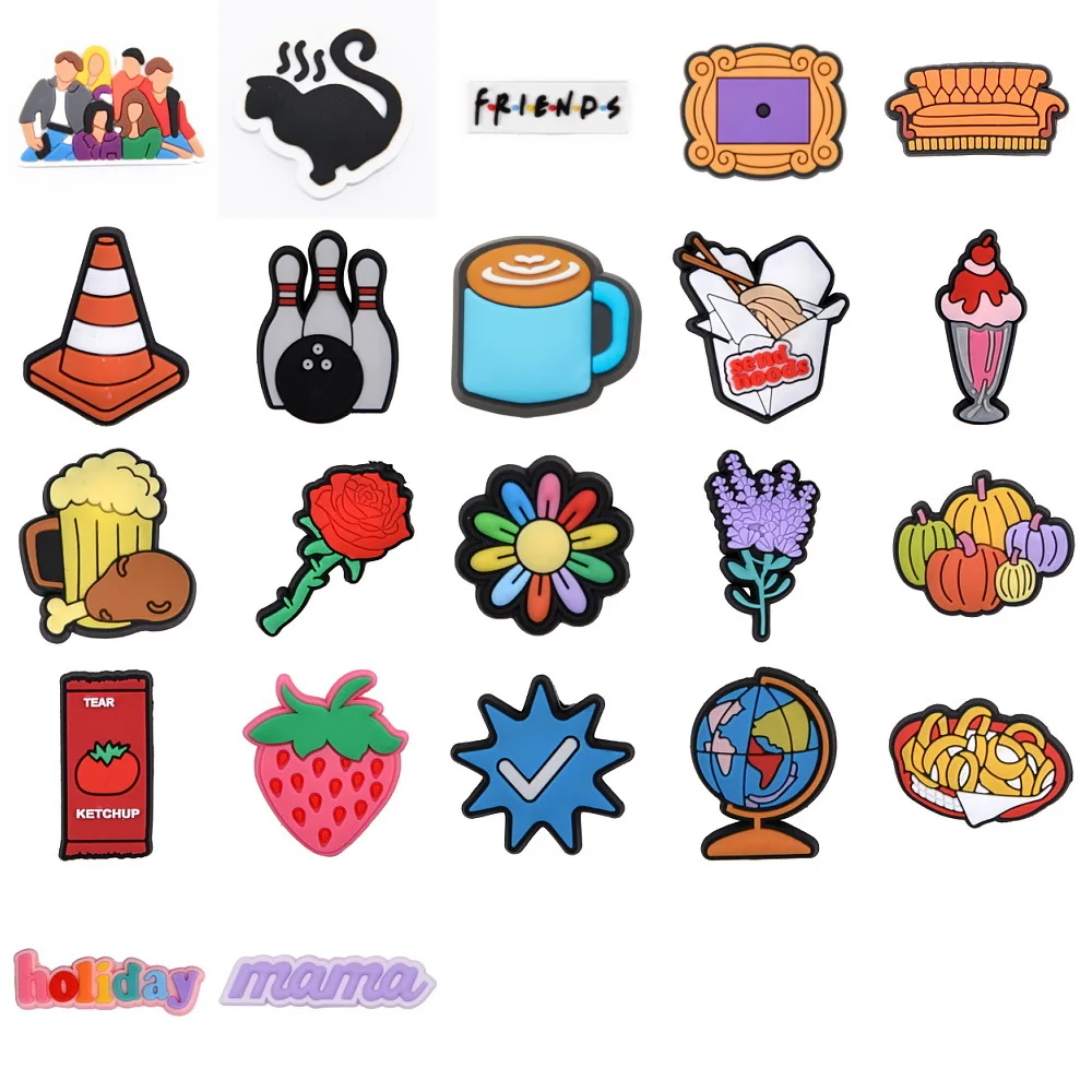 Виды обуви для фитнеса подвески аксессуары милые животные украшение из ПВХ JIBZ