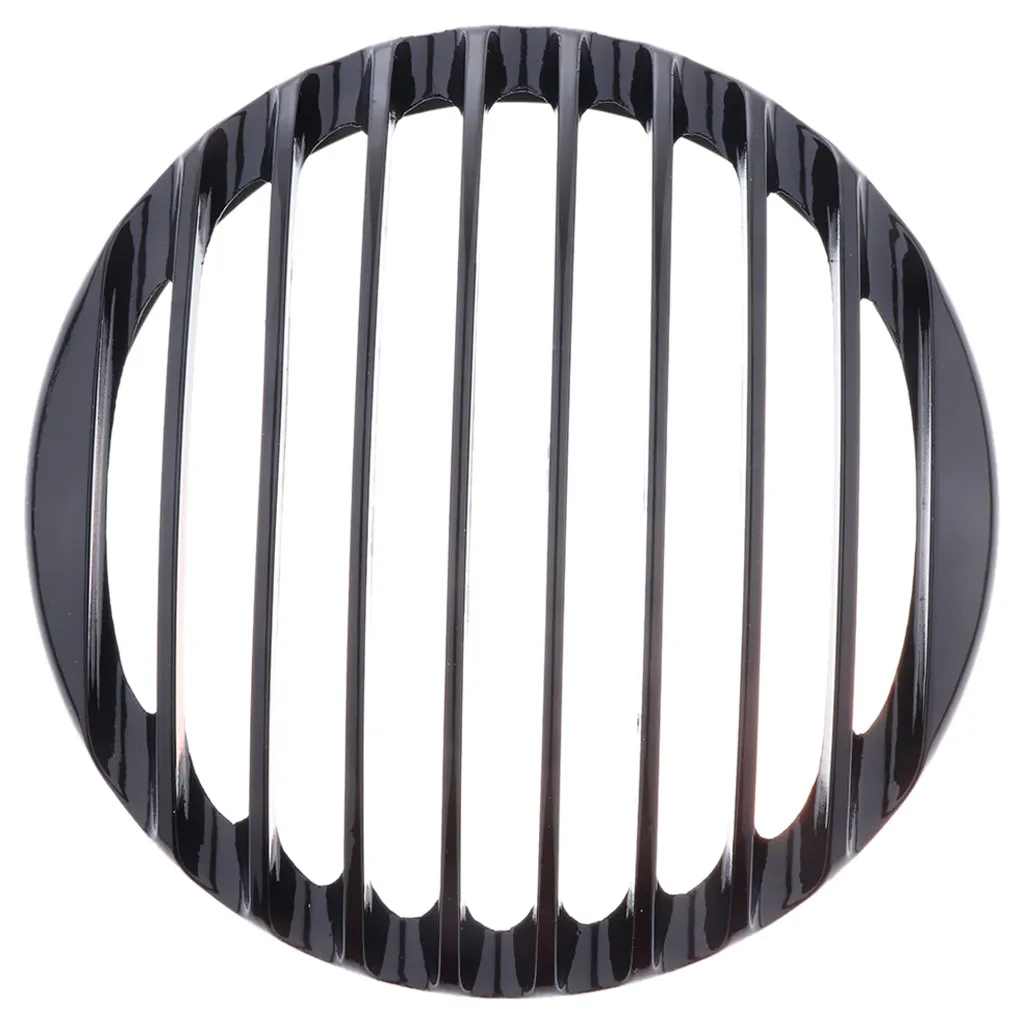 

6.5' Retro Motorcycle Bulb Headlight Mount Cover Grill Cafe Racer