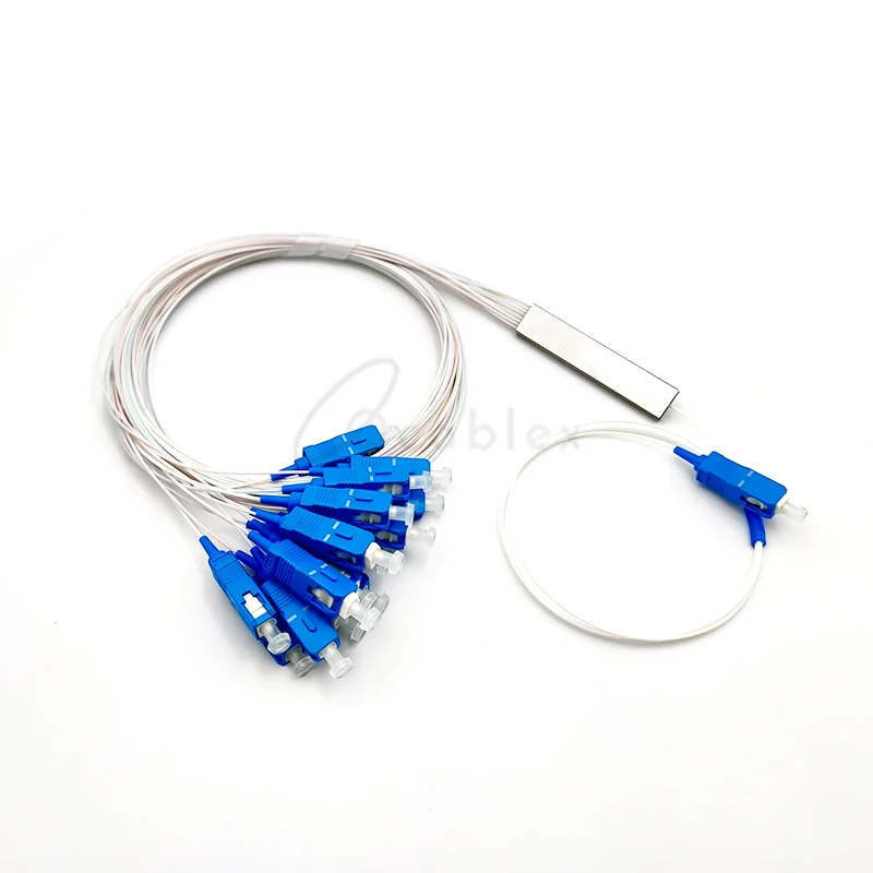 20 PCS/Lot 1X16 PLC SC/UPC SM Singlemode Mini Module 0.9mm G657A1 PVC 1m FTTH Blockless Fiber Optic Splitter | Мобильные телефоны и