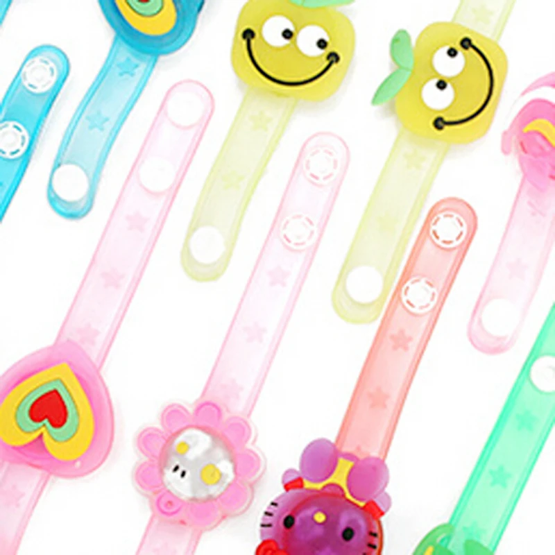 2 шт. мигающий светодиодный мультяшный браслет светящаяся игрушка для детей