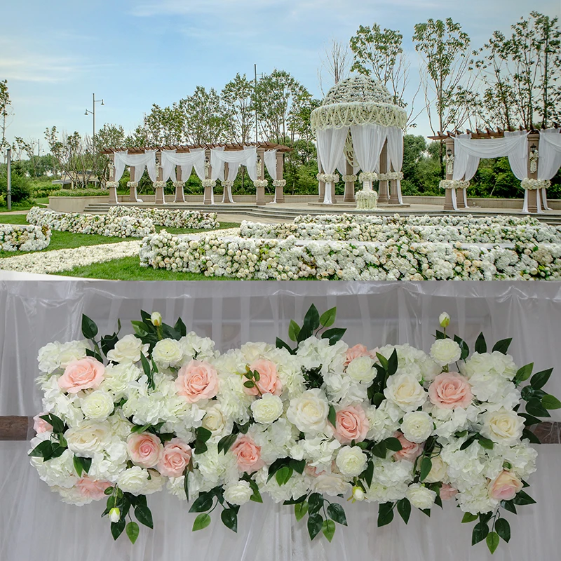 Искусственные Свадебные Арки цветы в ряд декоративные рождественские украшения